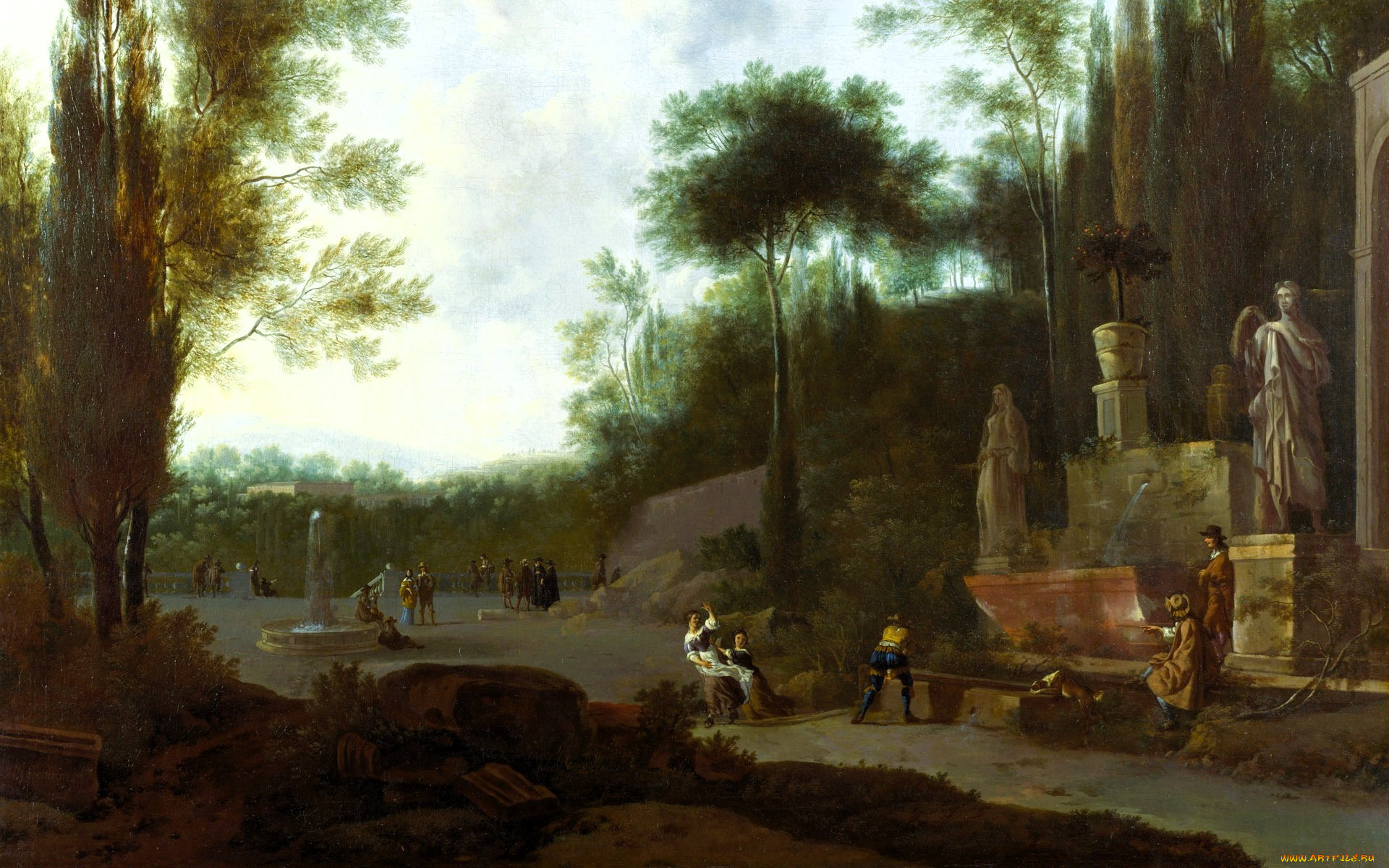 frederick de moucheron a landscape with classical ruins, , , , , , 